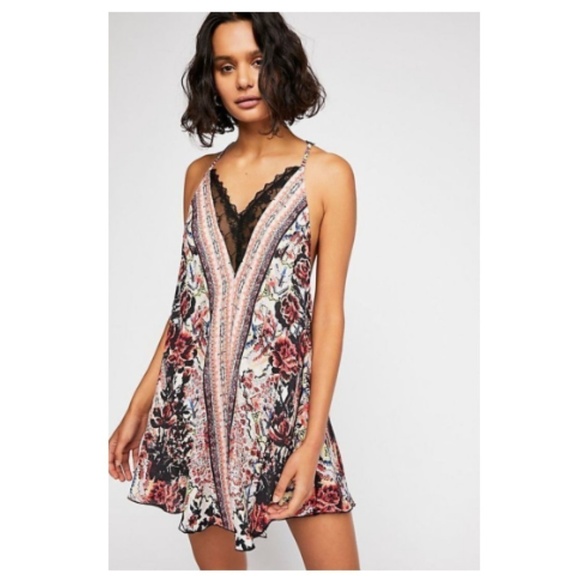 Free People Love Bird Lace Mini Dress - Picture 1 of 5